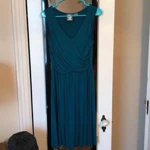 Anthropologie mock wrap dress